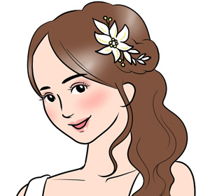 花嫁の髪型
